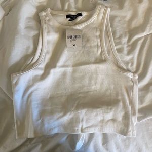 Forever 21 Self-Tie Cutout Crop Top